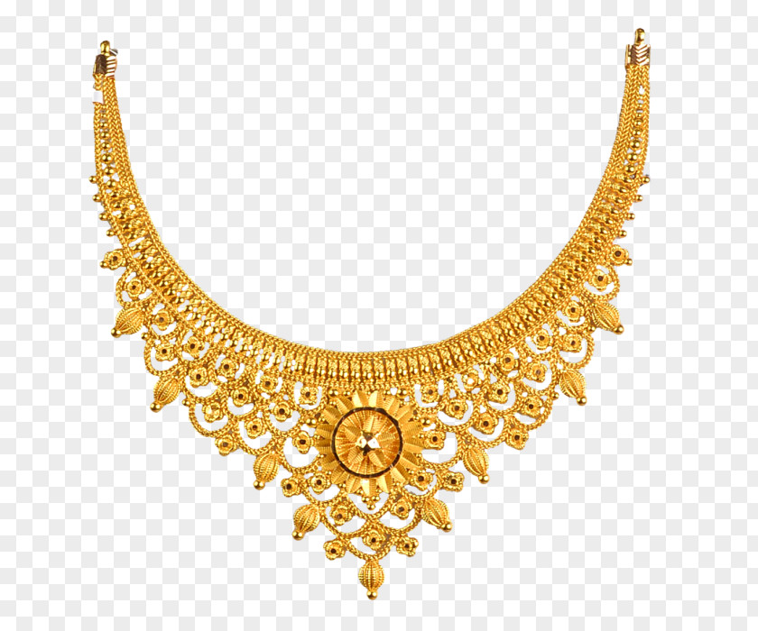 Jewellery Earring Chain Necklace Gold PNG