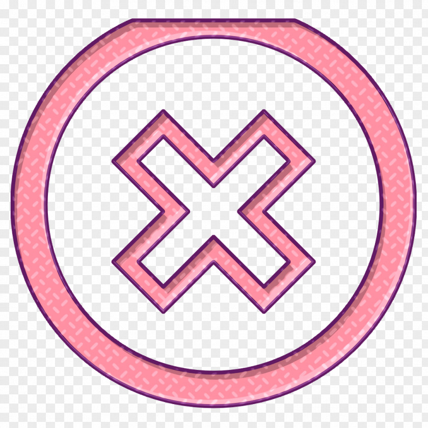 Symbol Sticker Close Icon Erase Remove PNG
