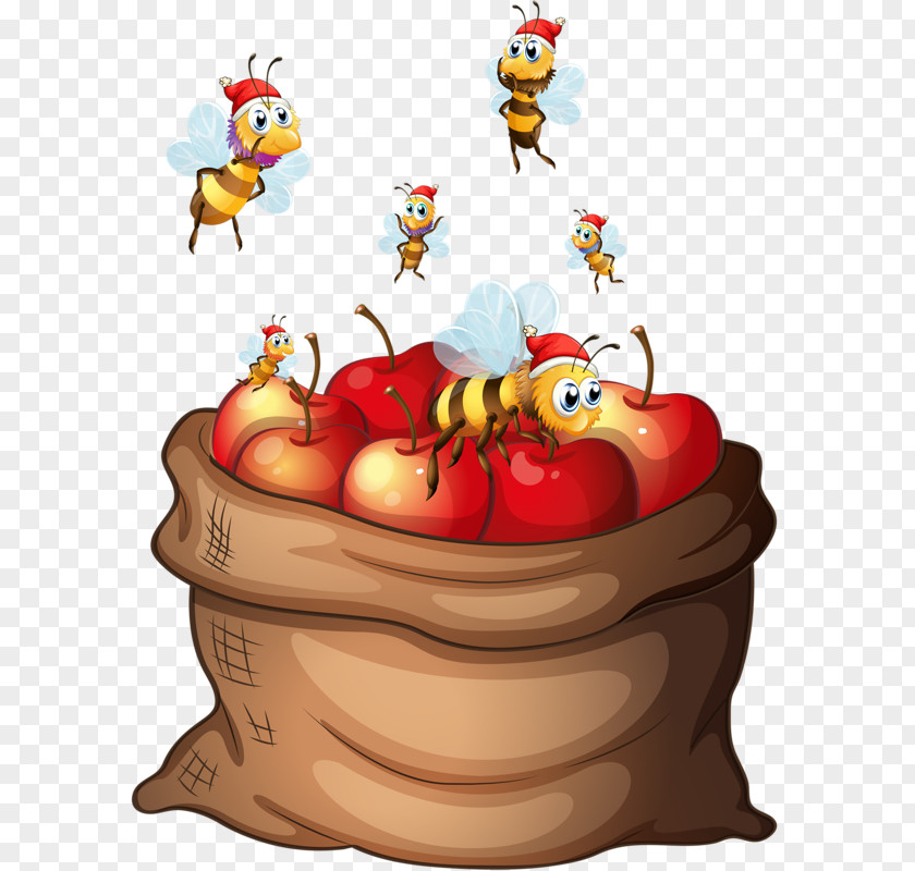 Apple And Bee Juice Stock Photography Clip Art PNG