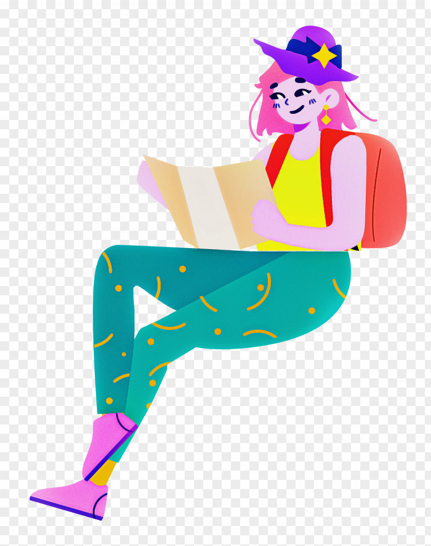 Sitting Girl Lady PNG