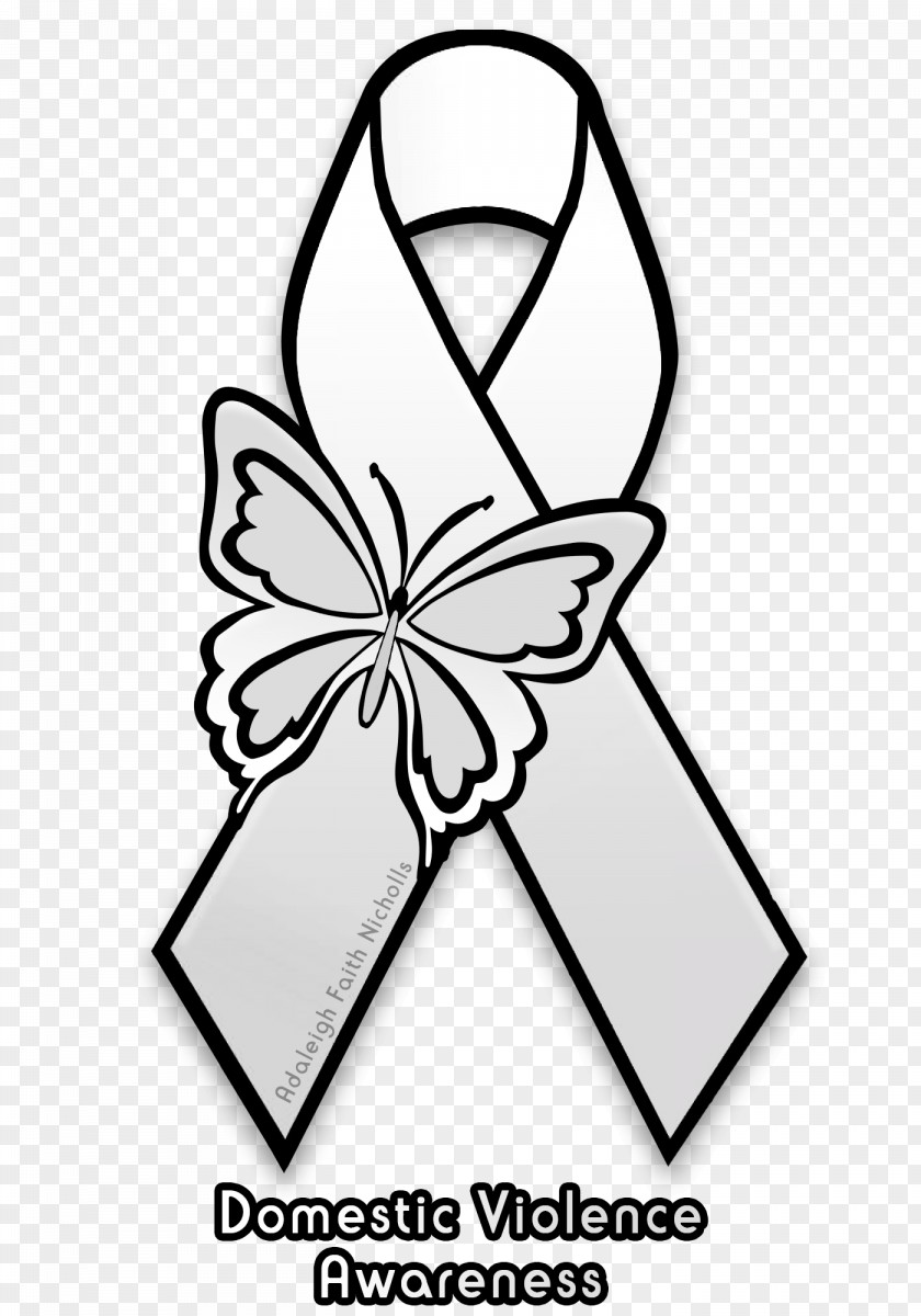 White Ribbon Awareness Childhood Cancer Asthma PNG
