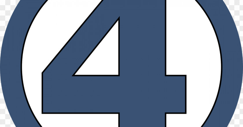 Fantastic Four Logo Brand Number PNG