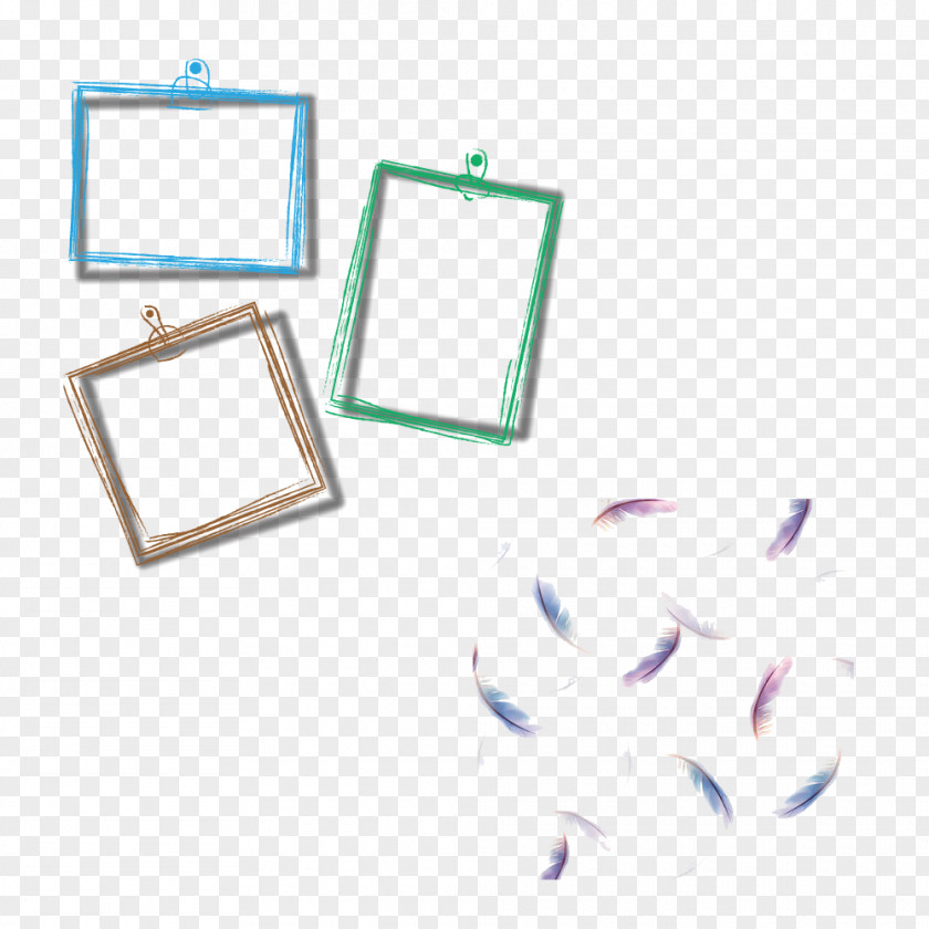 Feather Border Image Vector Graphics Color PNG