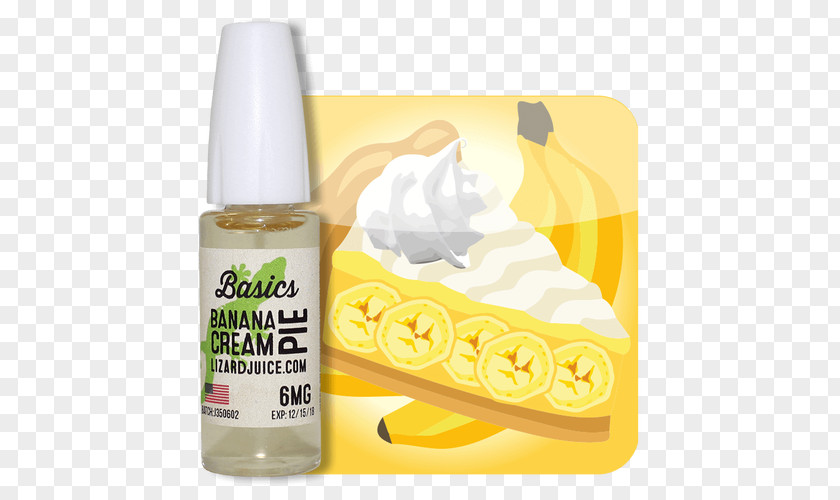 Juice Flavor Cream Pie Electronic Cigarette Aerosol And Liquid Custard PNG