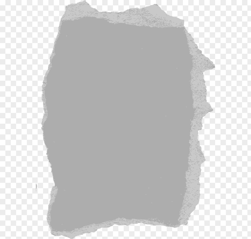 Ripped Paper White Rectangle Black Pattern PNG