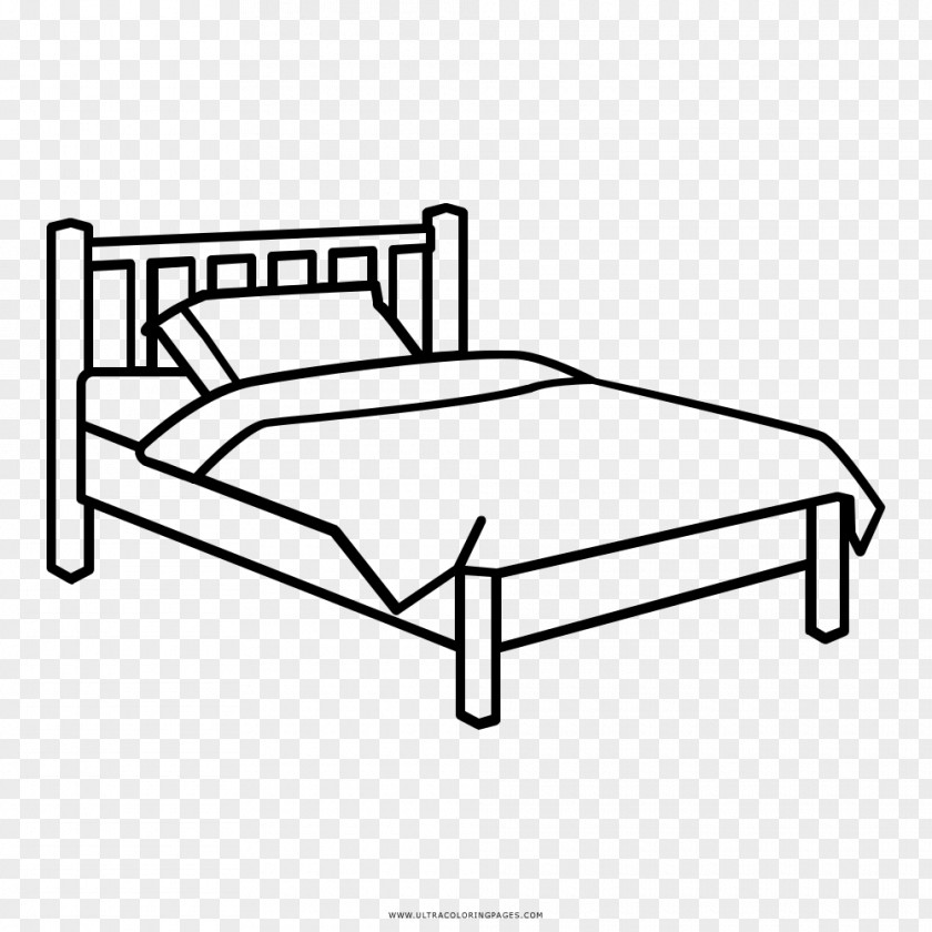 Bed Bedroom Drawing Furniture PNG
