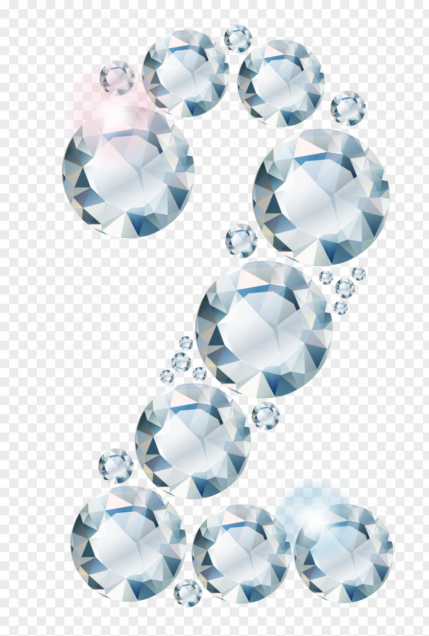 Blue Diamond Crystal Jewellery PNG