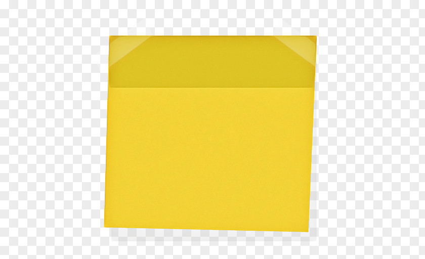 Construction Paper Postit Note Yellow Background PNG