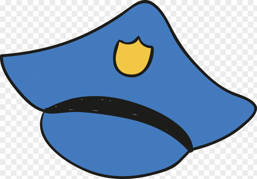 Police Hat Vector Cartoon Clip Art PNG