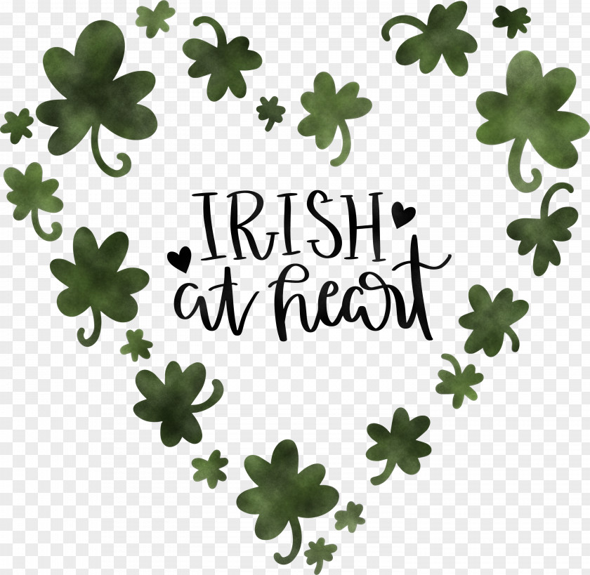 Saint Patrick Patricks Day Irish At Heart PNG