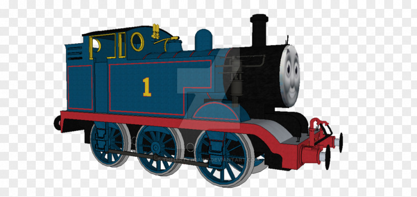 Thomas The Train Railroad Car Rail Transport Art Locomotive PNG