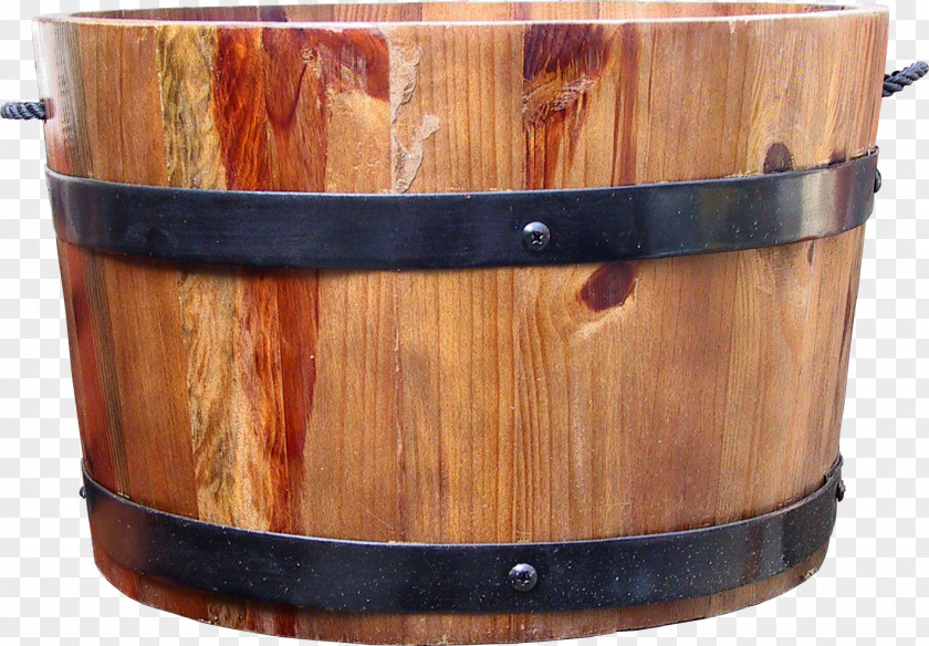 Wood Metal Barrel PNG