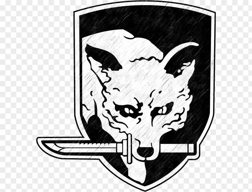 Black And White Wolf Metal Gear Solid 3: Snake Eater 2: FOXHOUND PNG