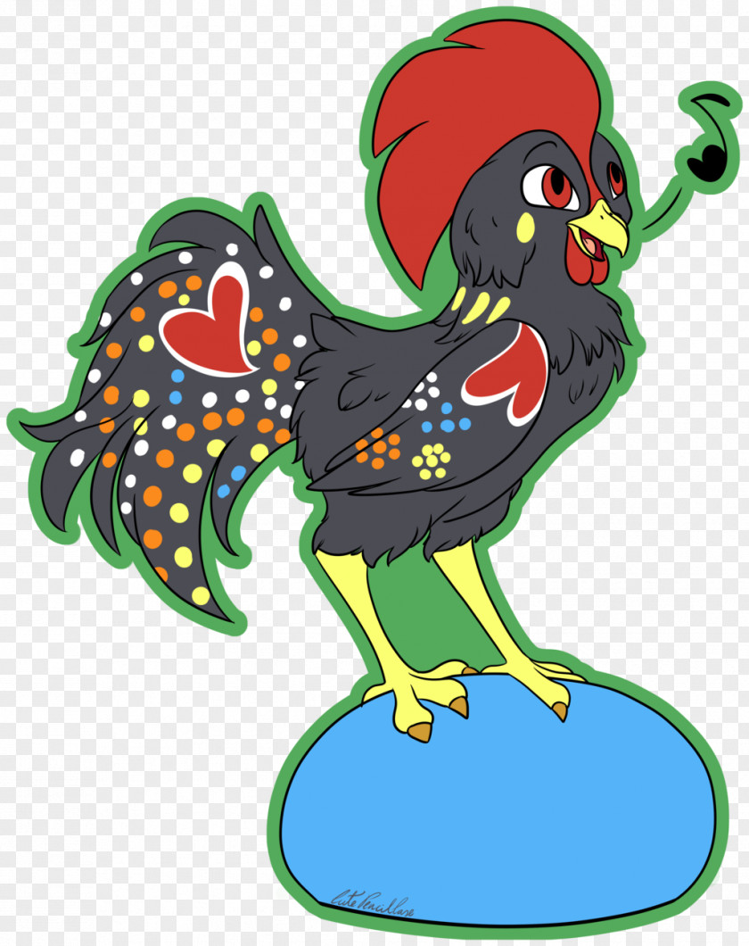 Eurovision Rooster Beak Character Clip Art PNG
