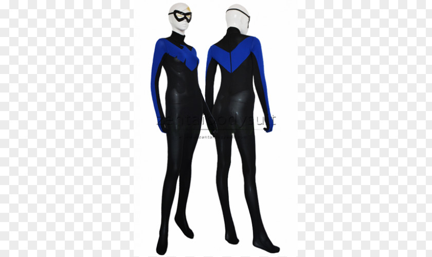 Nightwing Zentai Halloween Costume Suit PNG