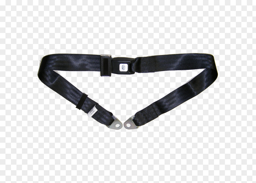 Seat Belt Strap Leash Black M PNG