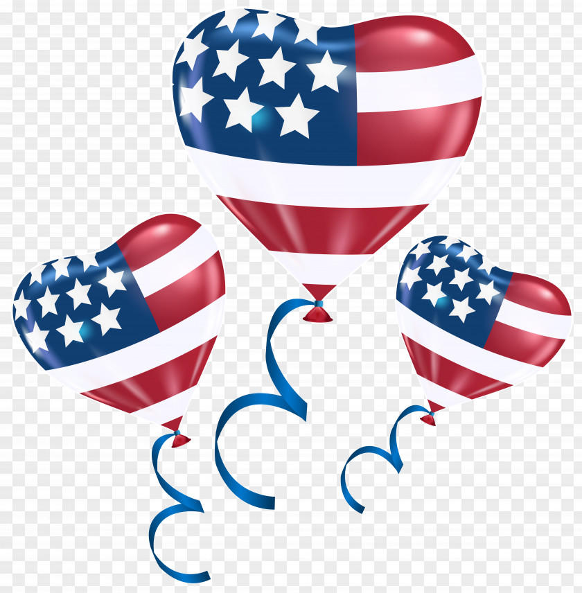 America Flag Of The United States Independence Day Balloon Clip Art PNG
