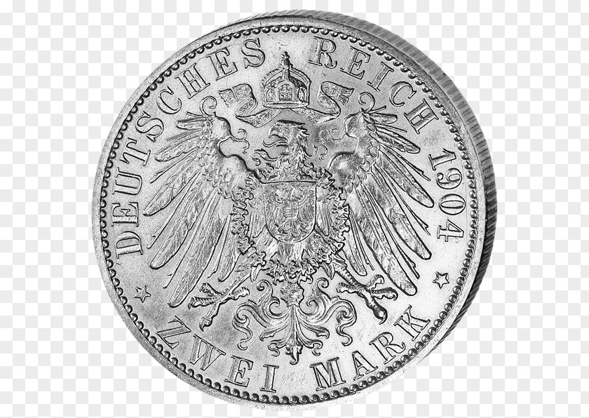 Grand Duchy Of Mecklenburg-Schwerin Coin Duke Silver PNG