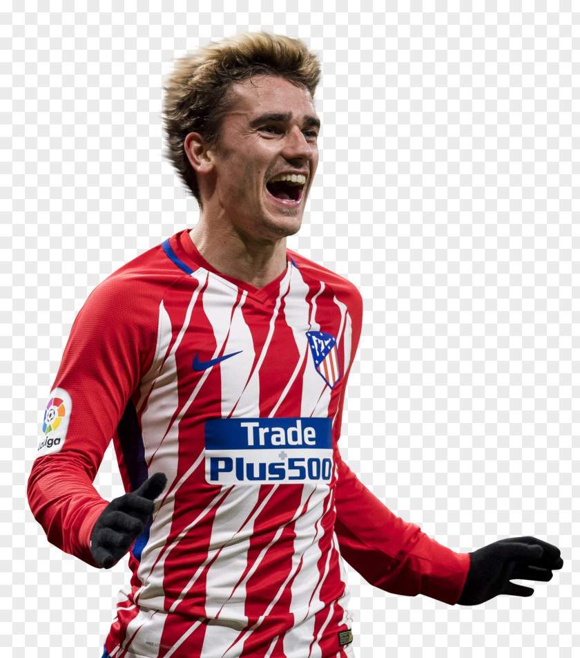 Griezmann 2018 Antoine Digital Art Jersey Football Player PNG