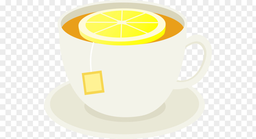 Lemon Drop Green Tea Earl Grey Coffee Cup Clip Art PNG