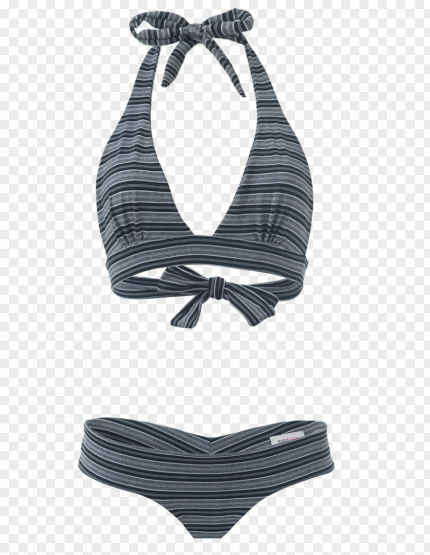 Rayas Swimsuit Neck Black M PNG