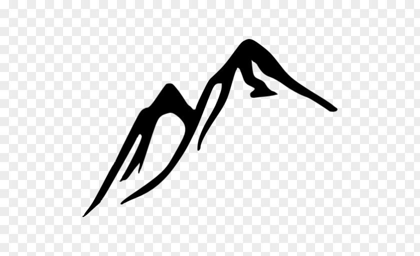 Black Mountain And White Clip Art PNG