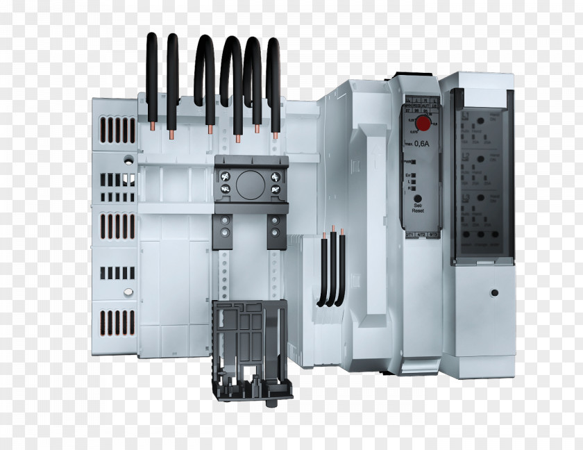 Circuit Breaker Rittal Busbar Electric Power Distribution System PNG