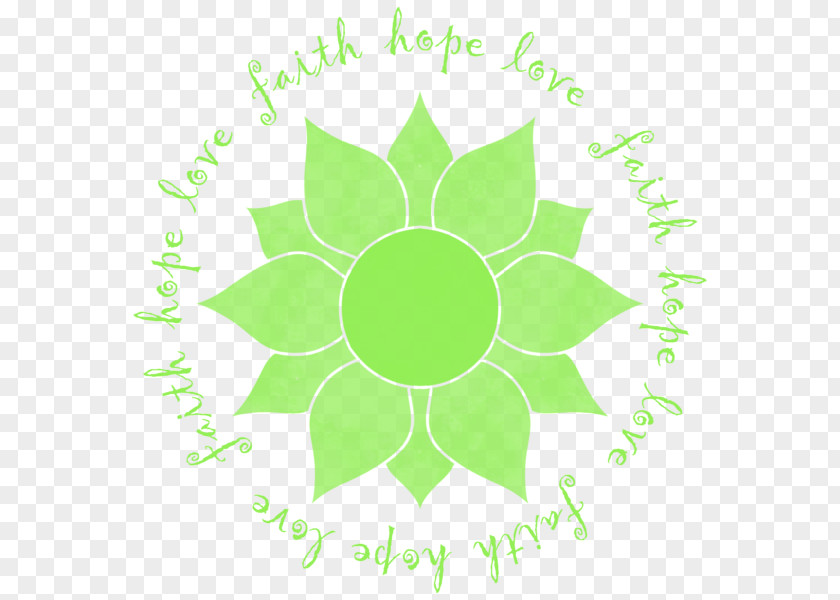 Faith Hope Love Paper Flower Royalty-free PNG