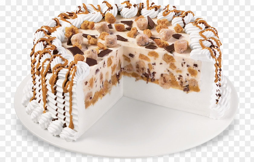 Ice Cream Cake Peanut Butter Cookie Chocolate Chip PNG