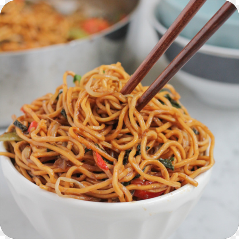 Vegetable Chow Mein Chinese Noodles Cuisine Fried Vegetarian PNG