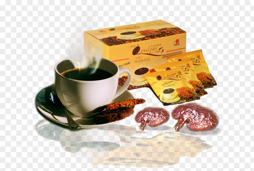 Coffee Lingzhi Mushroom DXN PNG