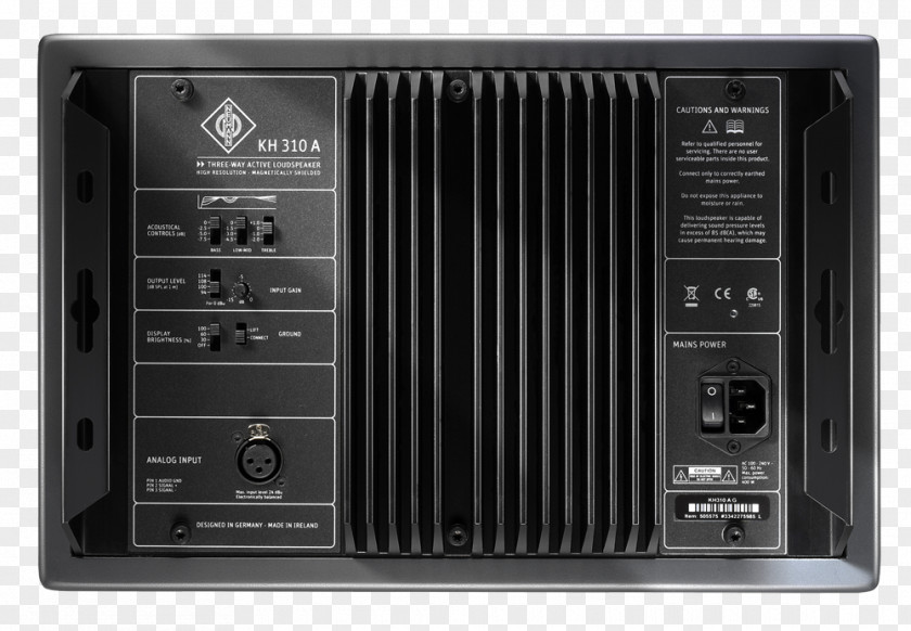 Neumann Subwoofer KH 310 A Studio Monitor Loudspeaker Enclosure PNG