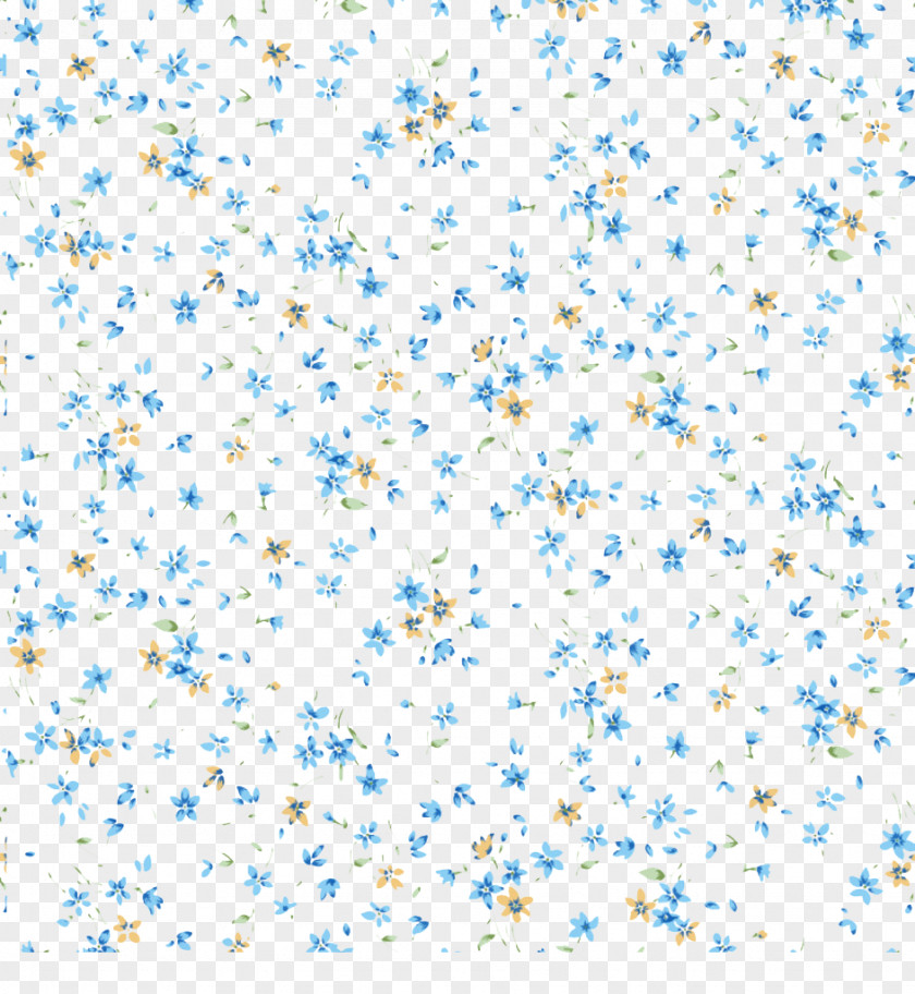 Blue Floral Wallpaper Paper PNG
