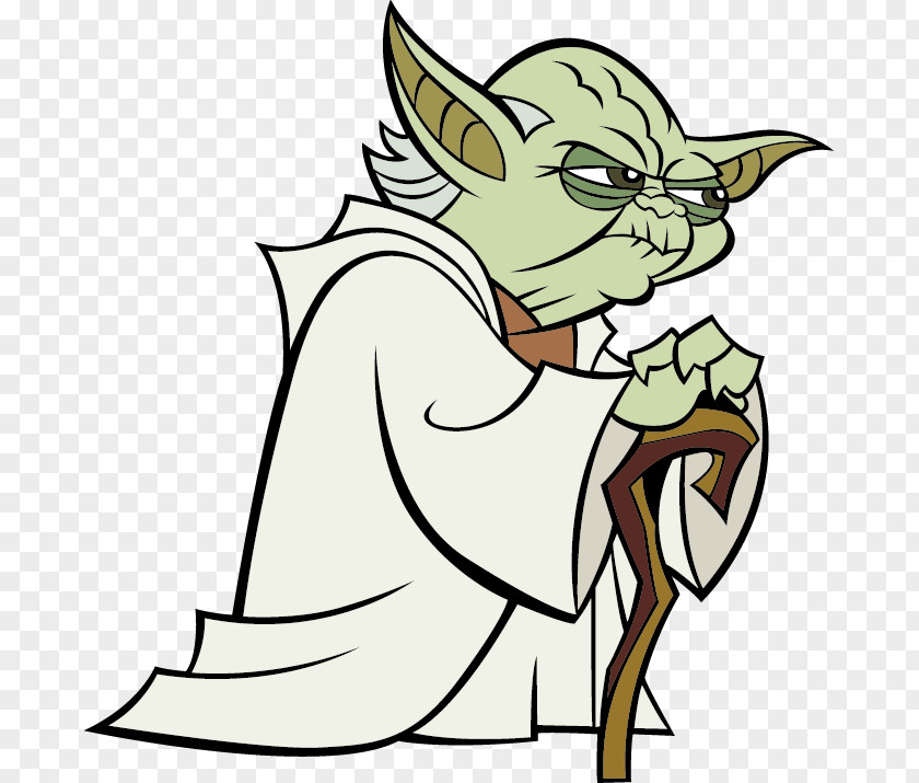 Old Elf Yoda Anakin Skywalker Mace Windu Star Wars PNG