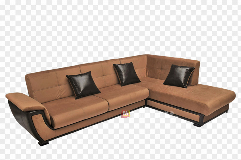 Angle Sofa Bed Couch Furniture Living Room PNG