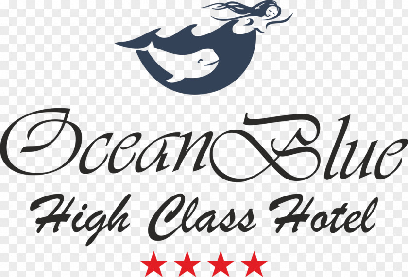 BLUE OCEAN Painter's Capital Logo Book Design Brand PNG