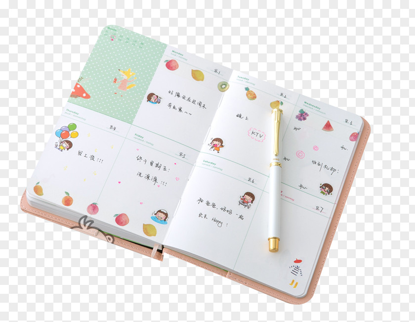 Cartoon Book Notebook Designer PNG