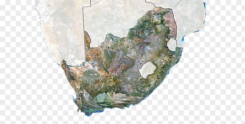 Geography South Africa Map Stock Photography Satellite Imagery PNG