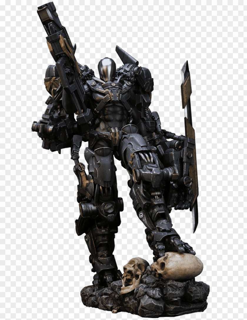 Hand Made Warhammer 40,000 Sculpture Figurine Mecha Collectable PNG
