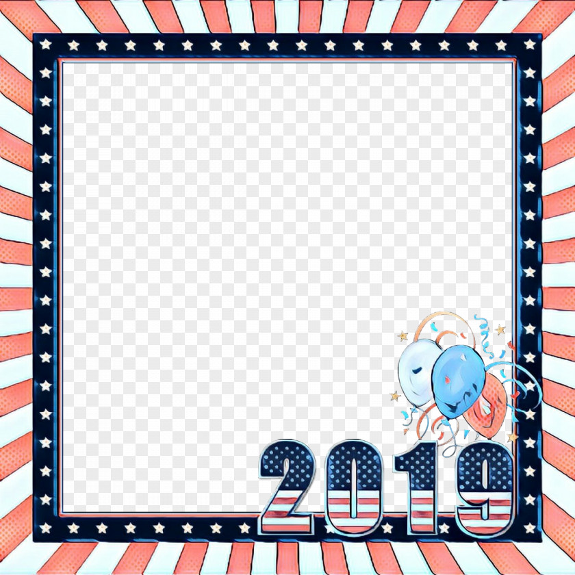 Rectangle Picture Frame Fourth Of July Background PNG