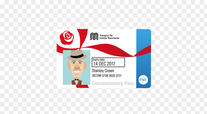 Card Visit Bus Transit Pass English National Concessionary Travel Scheme Get Me There Transport For Greater Manchester PNG