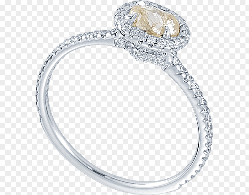 Diamond Rough Wedding Ring Body Jewellery PNG