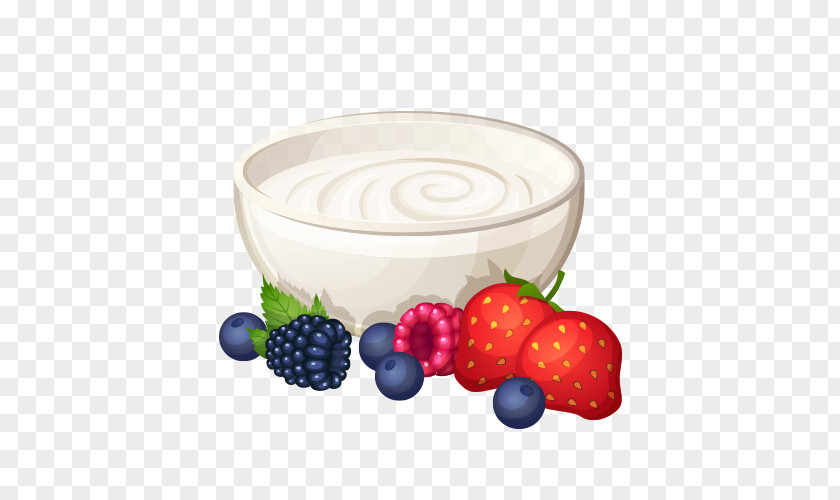 Illustration Of Yogurt Breakfast Cereal Pancake Food Clip Art PNG