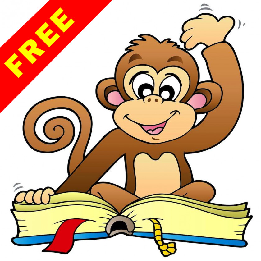 Monkey Curious George Apes And Monkeys Reading PNG