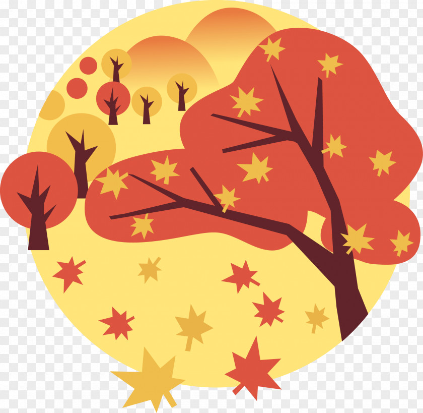 Vector Seasons Autumn Season Winter PNG