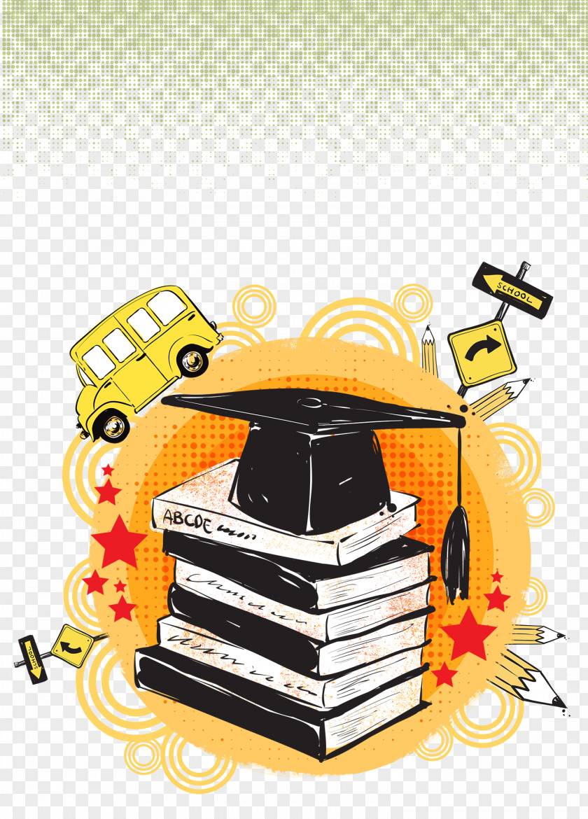 Bachelor Of Cap Poster Art Background Clip Bachelors Degree PNG