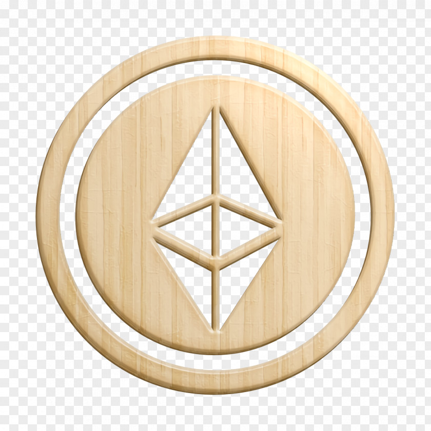 Beige Triangle Wood Icon PNG