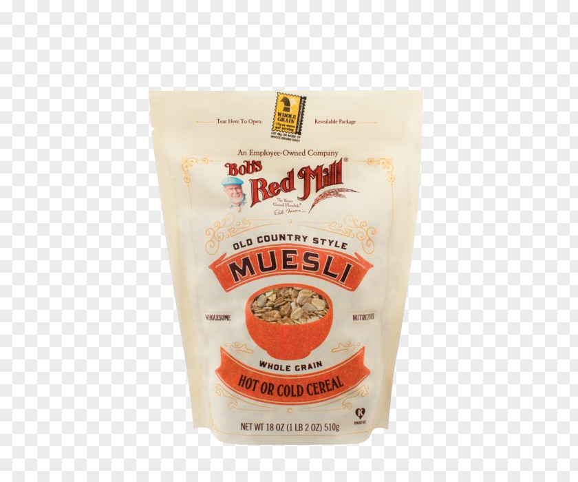Breakfast Muesli Cereal Bob's Red Mill Whole Grain PNG