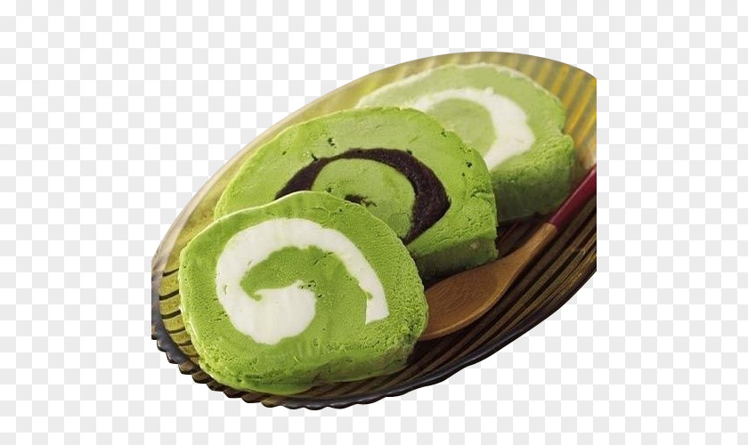 Delicious Green Tea Cake Ice Cream Matcha Organic Food PNG