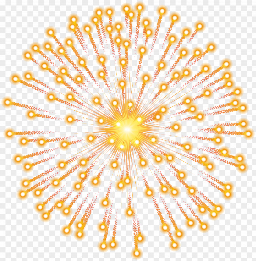 Orange Fireworks Transparent Image Animation PNG